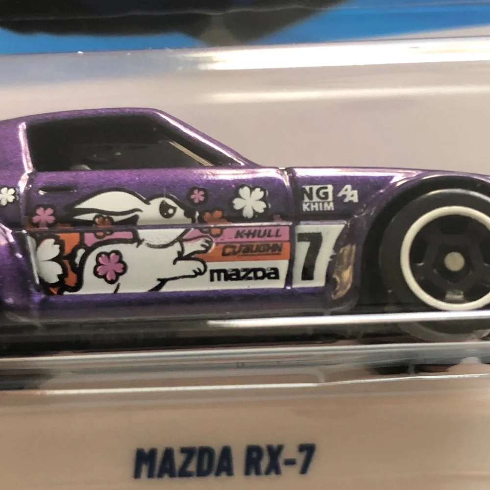 Mattel Hot Wheels Purple Mazda RX-7